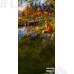 Tło fotograficzne „Leśna chatka nad jeziorem z liskiem” | J_274 Tło fotograficzne „Leśna chatka nad jeziorem z liskiem” | J_274